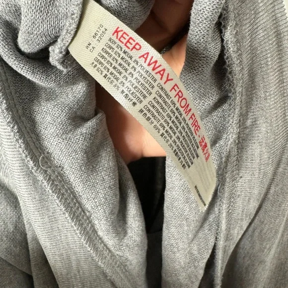 Free People Gray Hoodie Sweatshirt - Picture 5 of 8